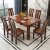 Import Simple Walnut Dining Table Sets Solid Wood Square Restaurant Dining Tables And Chairs Set from China