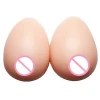 Skin Color 100% Medical  Silicone Breast Forms For Man