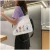 Import Slant cross canvas bag for Women 2020 new cute handbag cartoon shoulder bag for women Messenger bag from China