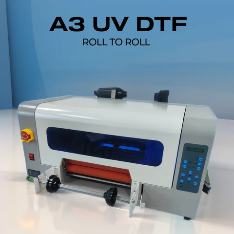 Buy Small A3 Uv Printer All In One 30cm Digital Uv Dtf Printer Film ...