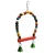 Import Small and medium-sized parrot swing toy with colorful wooden bead amd rainbow bell from China