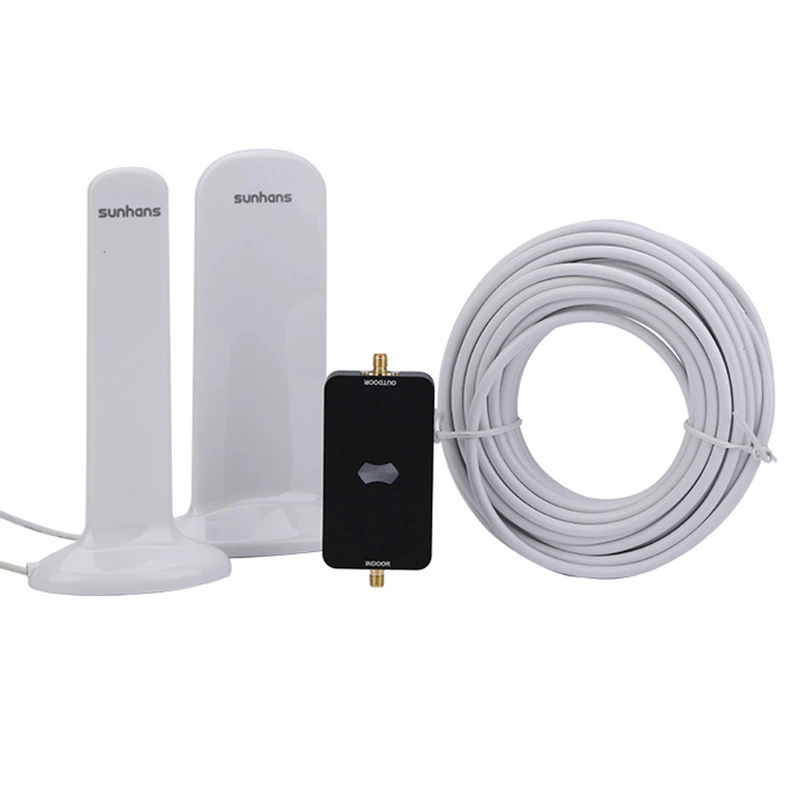 Small size 1800MHz mobile signal repeater full kit  whip antenna with high quantity CNC aluminum-alloy case for home/office