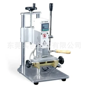 Small Sized and Convenient Die Changing Hot Stamping Machines Silver And Copper Foil Automatic Hot Stamping Machine Leather Logo