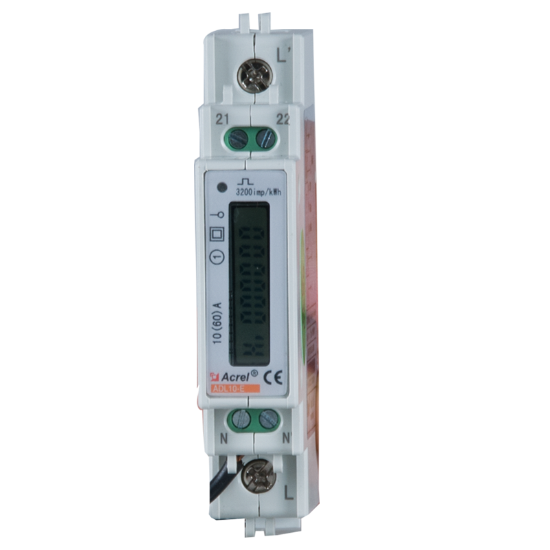 smart mini power single phase din rail electricity energy meter with pulse output