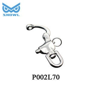 Snowl Stainless Steel Sailboat Swivel Eye Quick Release snap shackle