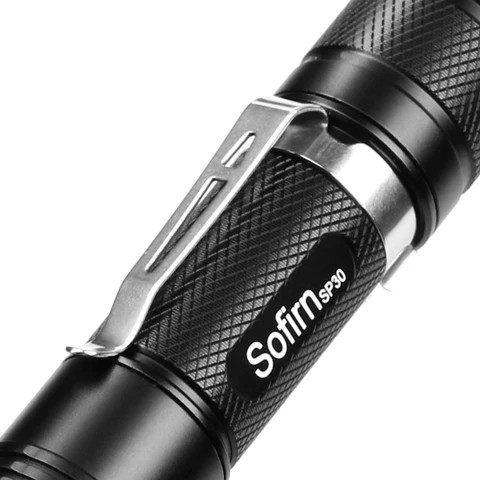 Sofirn Hot selling 1000LM waterproof led flashlight led rechargeable torch  with Tail and Side switch
