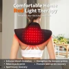 Soft and Comfortable Red Near Infrared Light Therapy Neck Shoulder for Muscle Relaxation