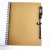 Import Soft Craft paper /black card paper /colorpaper cover ruled lines with perforated lined dotted grid notebook from China
