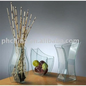 SP-14 Clear Plexiglass Flower Vase