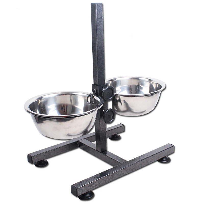 Speedy Pet Adjustable Dog Bowl With Stand Food Feeding Pet Dog Bowl
