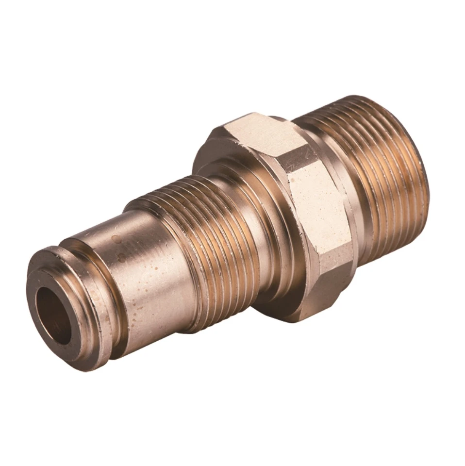 spindle hollow shaft threaded shaft stainless steel shaft brass parts CNC parts parts