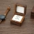 Import Spot Custom Wooden Jewelry Box Small Portable Travel Earrings Mini Jewelry Ring Box Storage Box For Marriage Proposal from China
