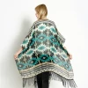 Spring and summer travel tassel print big shawl seaside holiday sunscreen turkish shawlbeach towel shawl scarf