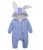Import Spring Autumn rabbit Ear Newborn Baby Cotton Hoodie Bunny infant Rompers from China