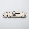 Square safety brushed nickel door hardware china door bolt,door  chain guard 9301