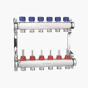 STA.6331 china suppliers stainless steel Forging Water heating Valve Heater stainless steel manifold HVAC System
