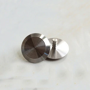 Stainless steel anti-slip tactile indicator for public area