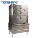 Stainless steel electric food steamer multi functional commercial steamer for seafood
