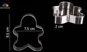 stainless steel funny baby cookies mould cutter biscuit