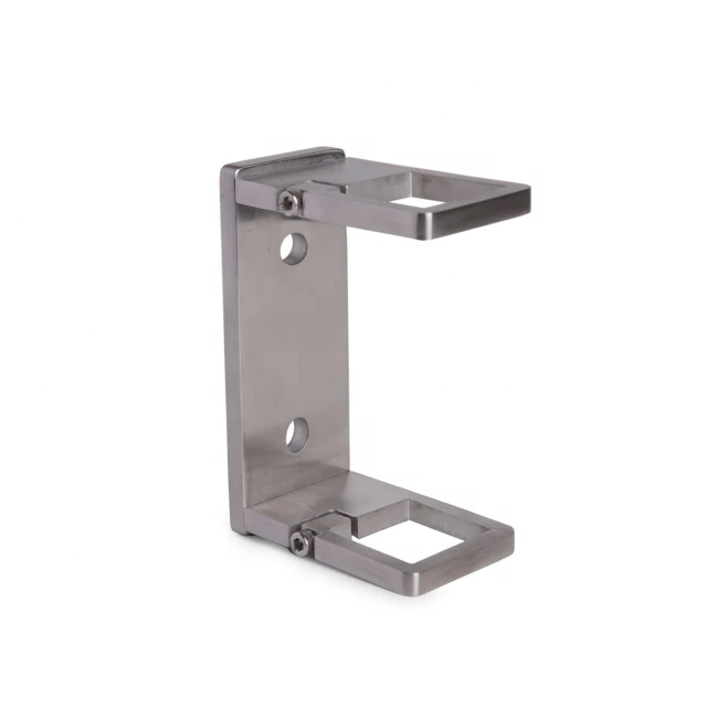 stainless steel handrail fittings post base plate side base inox balustrade base