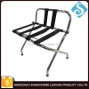 Stainless steel Luggage rack with back in Hotel
