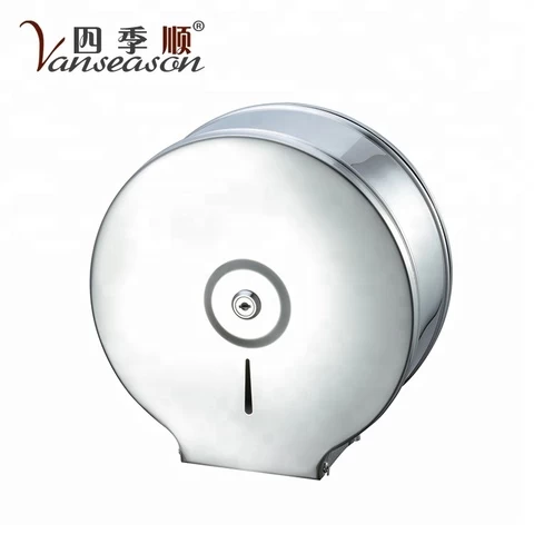 Stainless steel toilet tissue holder jumbo toilet paper roll dispenser