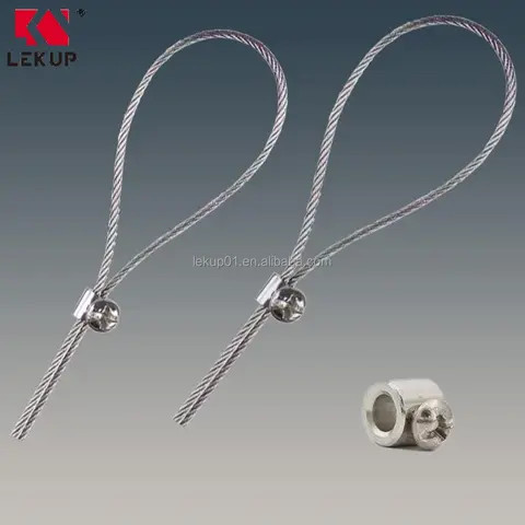 20pcs New Upgrade Steel Wire Rope Cable Clamp/double Hole Stainless - View #10