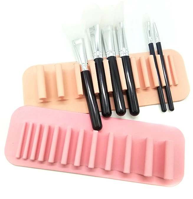 sticker wall  beauty products silicone make up brush holder