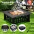 Import Stocked Amazon Best Seller 32 Inch Square Metal Backyard Patio Garden Outdoor Fire Pit from China