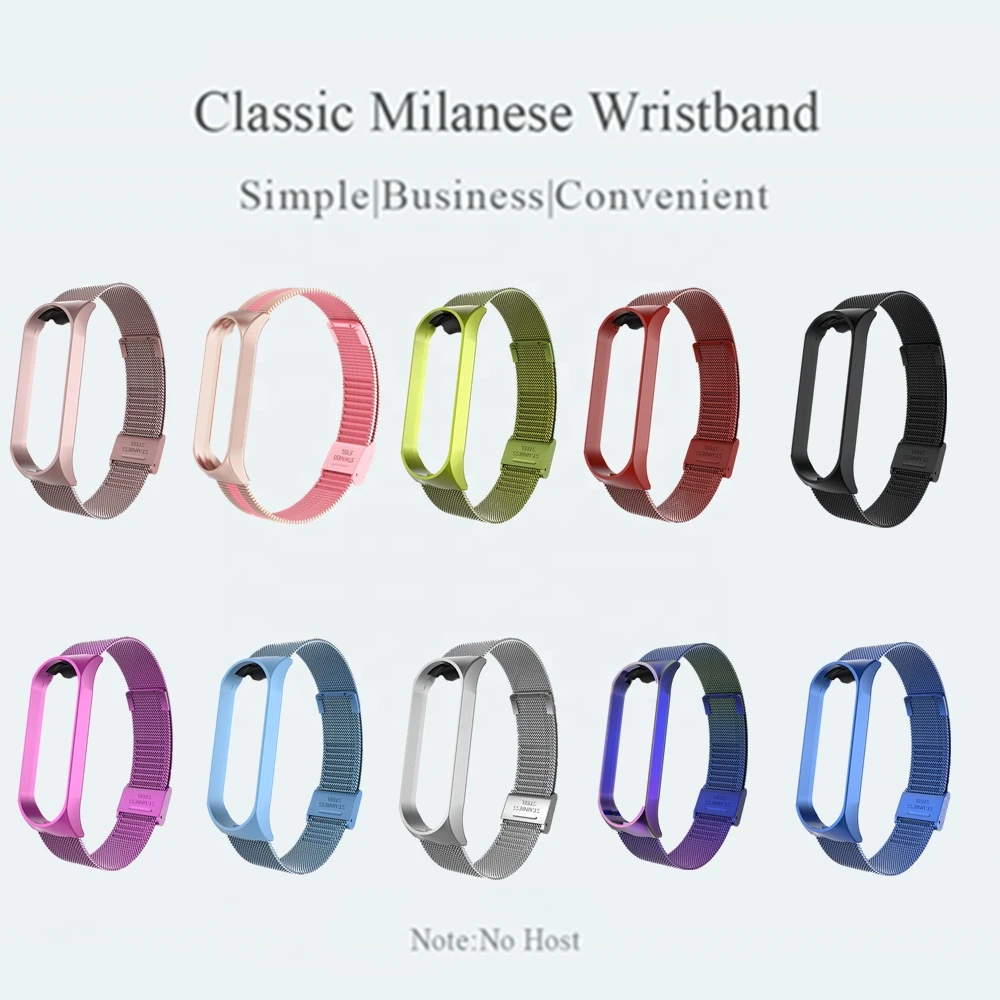 Strap For Xiaomi Mi Band 5Wrist Metal Bracelet Screwless Stainless Steel MIband for Mi Band 5 Strap Wristbands
