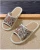 Import Stylish Linen Slippers for Home Anti slip Odor proof Breathable Summer Slippers from China