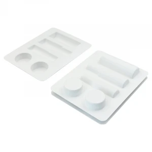 Sugarcane Packaging Biodegradable Paper Pulp Trays For Wine Cosmetic Bottle Box