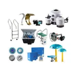 swimming pool equipment set accessory with pool filter pump fittings