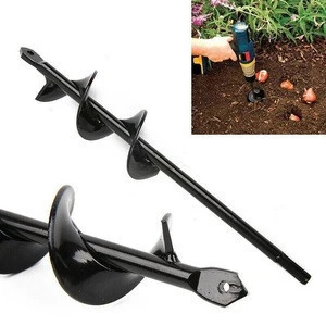 T16 Home Yard Garden Earth Digging Holes power Tool Drill Bit Farm Planting Auger Digging Spiral Bit For Electric Cordless Drill