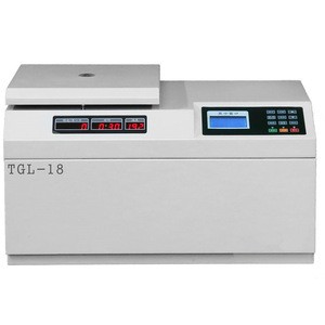 TGL tabletop high speed laboratory refrigerated centrifuge machine  has CE