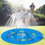 The new outdoor children's water spray mat dolphin shark round 170 spray children's water mat custom
