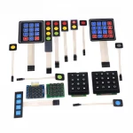 Thin film matrix control keyboard 1/2/3/4/3*4/4*4 MCU extended keypad