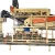 Import Three heads particle board forming machine for particle board production line from China