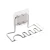 Import Tooth Brush Shelf Toothpaste Dispenser Bathroom Organizer Accessories Stainless Steel Toothbrush Holder Shaver Storage Rack from China