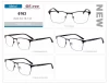 Top quality metal eyewear frames acetate temples eye glass beautiful eye wear