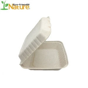 Top Seller Compostable Sugarcane Dinnerware Disposable Paper Food Containers