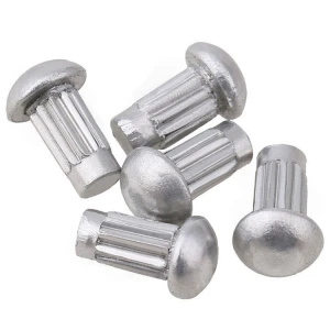 Top Selling GB827 Round Head Knurl Name Plate Solid Rivets For Name Plate