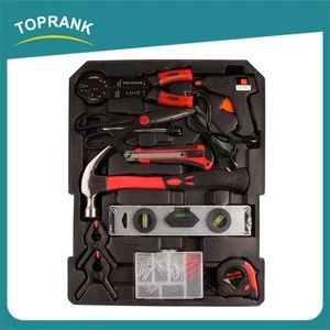 Toprank High quality 599pcs tool box trolley germany design hand tool sets combination household trolley tool set