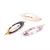 Import Tortoise Shell Hair Bobbys Pins Factory Wholesaler Acetate Hair Accessories Simple Ripple Gold Hairpin for Women and Lady from China
