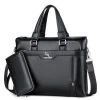 Tote Shoulder Messenger PU Leather Classic Fashion Business Briefcase