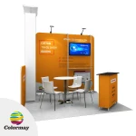 Trade Show Display portable stage trade show booth Wedding press conference backdrop Fabric Trade Show wall