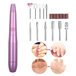 Trendy Portable Nail File Machines Lightweight Handpiece Manicure Pedicure Acrylic Salon Tool Nail Drill for Home Use Nail Art