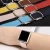 Import Tschick Modern Buckle Genuine Leather Loop Strap For Apple Watch Band 4 5 Bracelet Band For iWatch Series 3 38mm/40mm/42mm/44mm from China