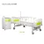 Import Two cranks medical icu manual hospital bed with central control from China