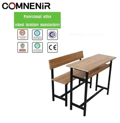 Two Person Wooden Student for School for Class Students Use for Seating